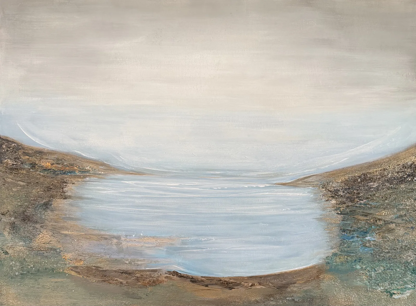 Akrylmålning A new day has come av Sofie Öcking