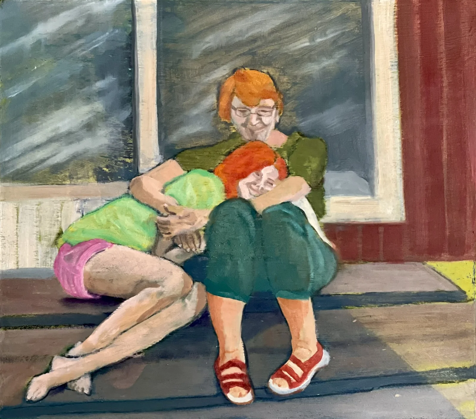 Oljemålning Safe. av Camilla Wolgers