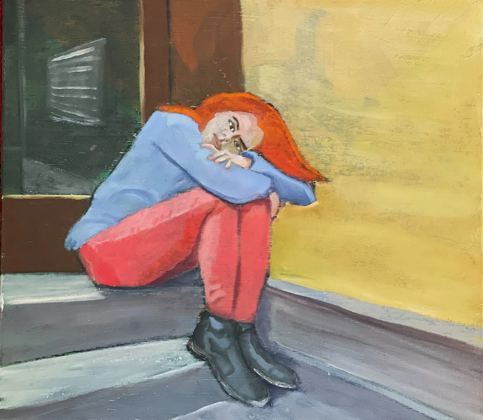 Oljemålning In a moment. av Camilla Wolgers