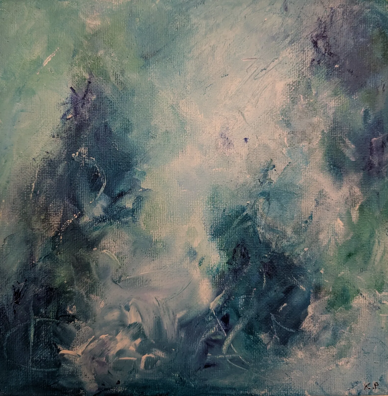 Akrylmålning Oblivion av Kristina Paidar