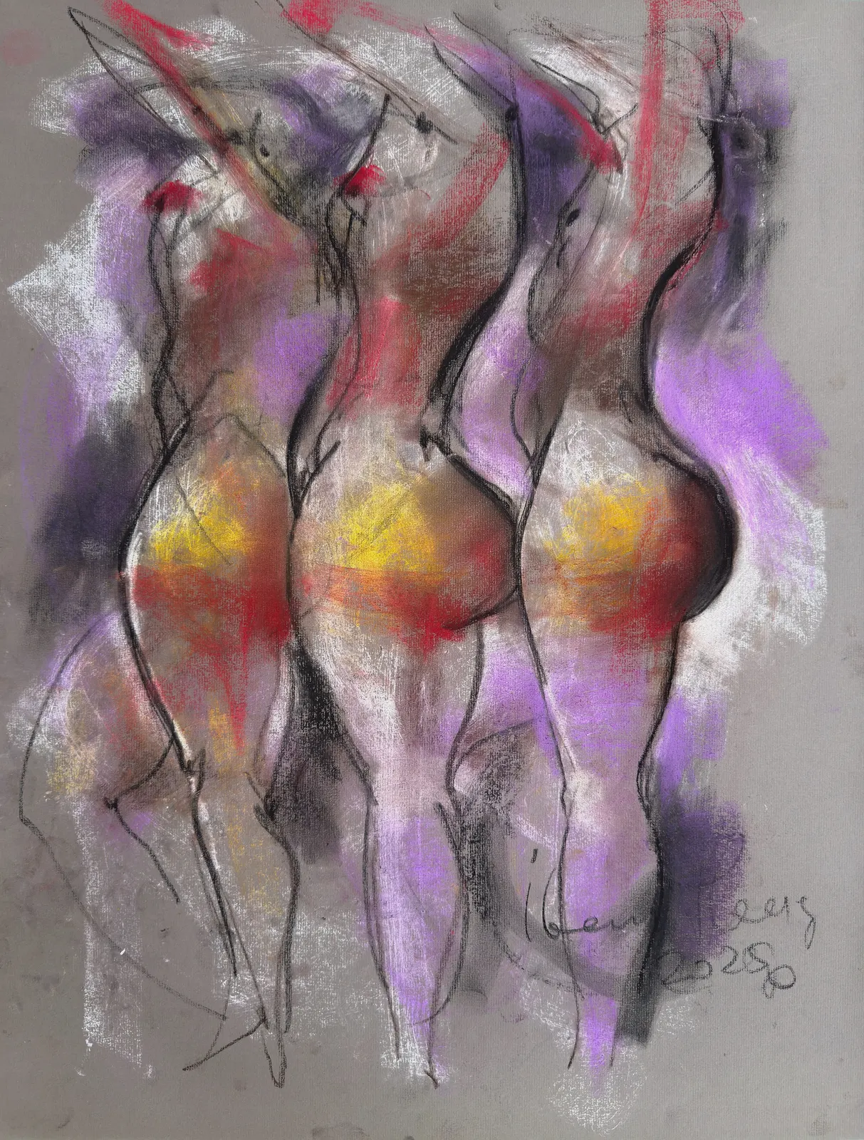 Pastel Nudes XXV av Ivan Tverdun