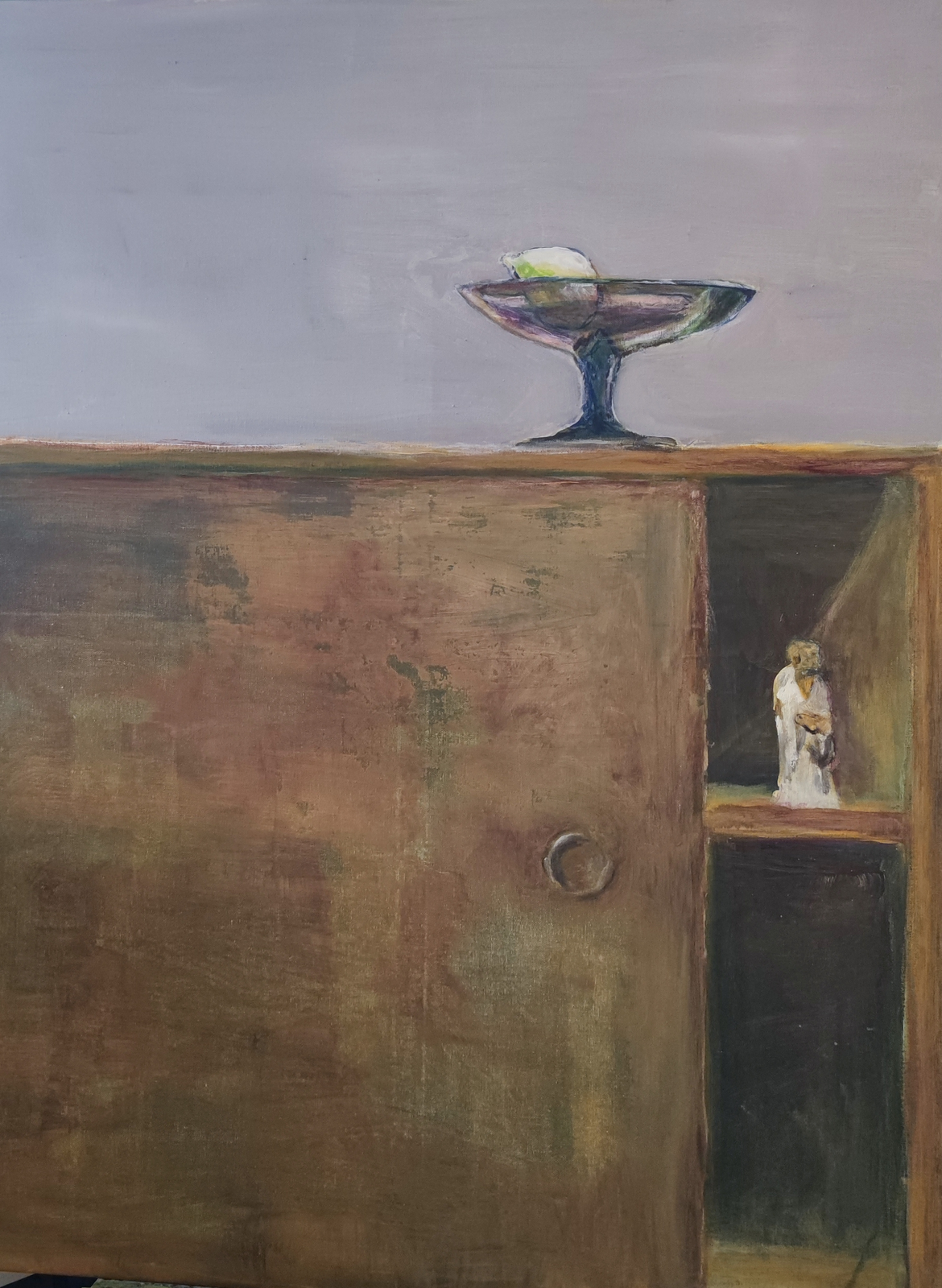 Akrylmålning På hyllan av Göran T Andersson