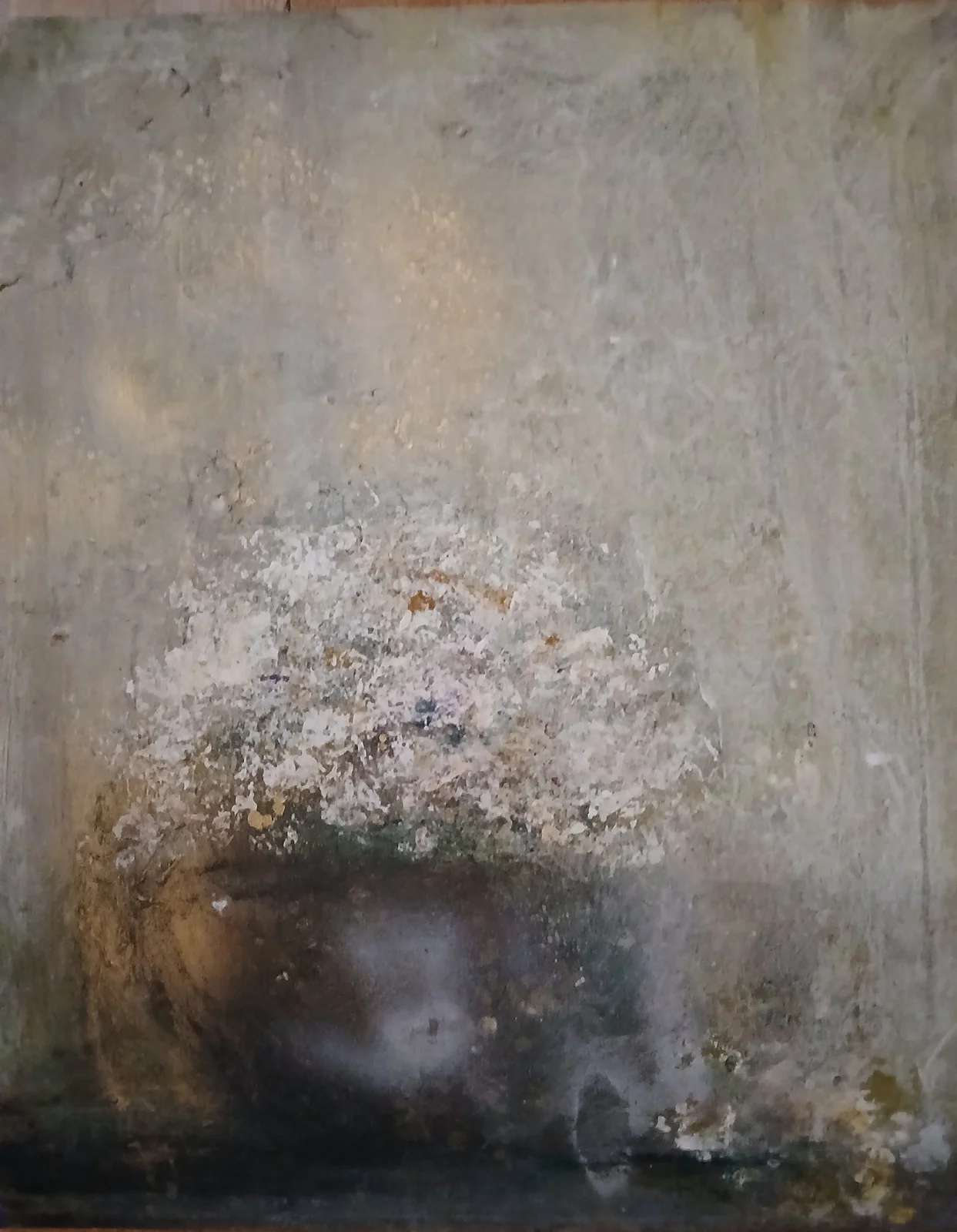 Akrylmålning "Essens" av Linda Maria