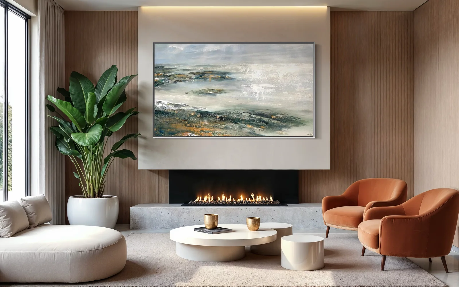 Akrylmålning Vinland wind (nytt) av Patrik Sikon