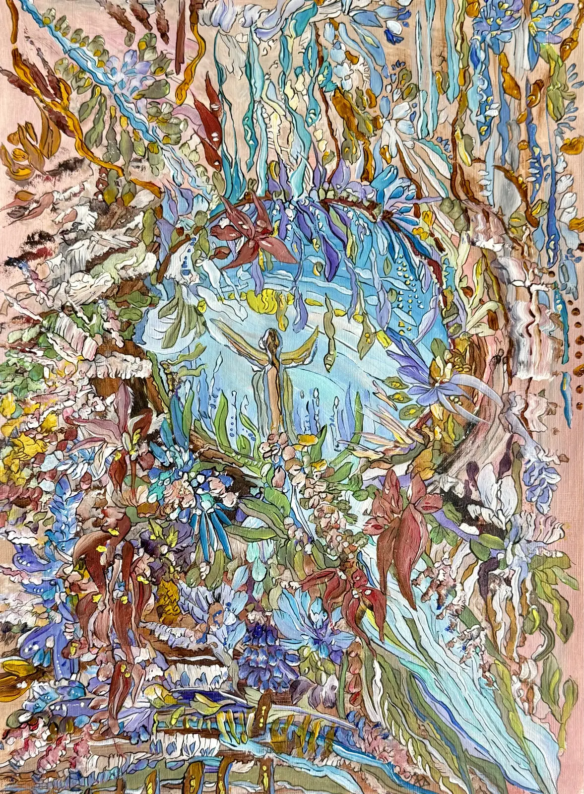 Akrylmålning Mindfullness av Angelika Arctadía