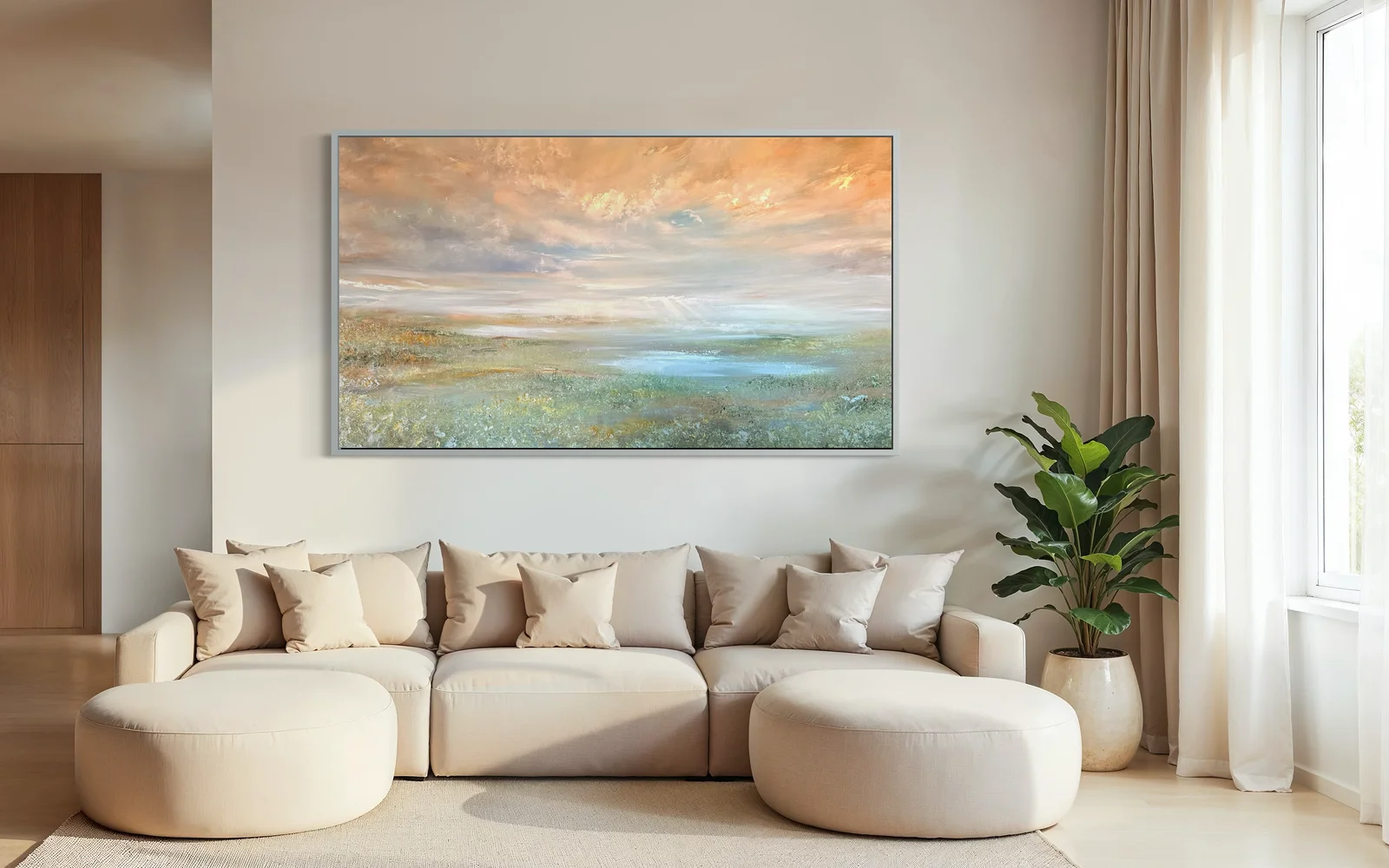 Akrylmålning Earth and water (nytt!) av Patrik Sikon