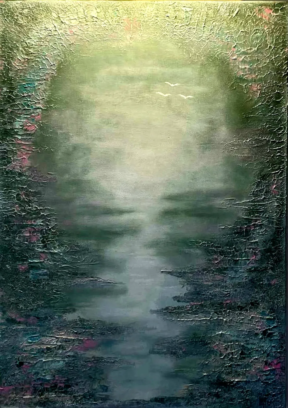 Akrylmålning av Åsa Forslund