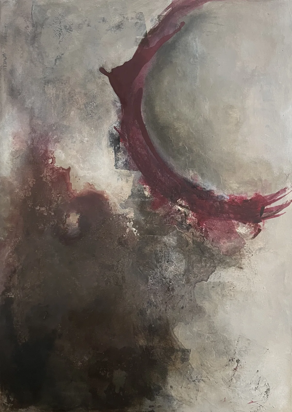 Akrylmålning Oxide av Johanna Hallberg