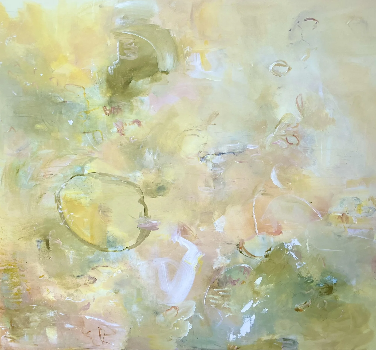 Akrylmålning Every bit of solstice av Alba Lois