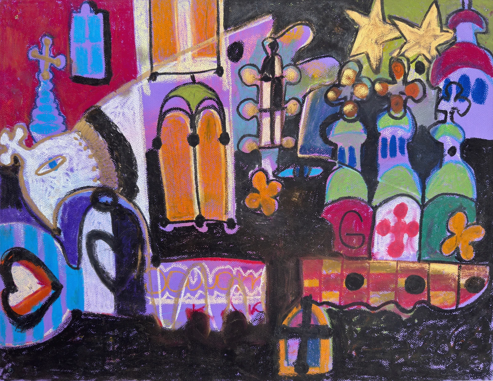 1+G Pastels XI av Ivan Tverdun