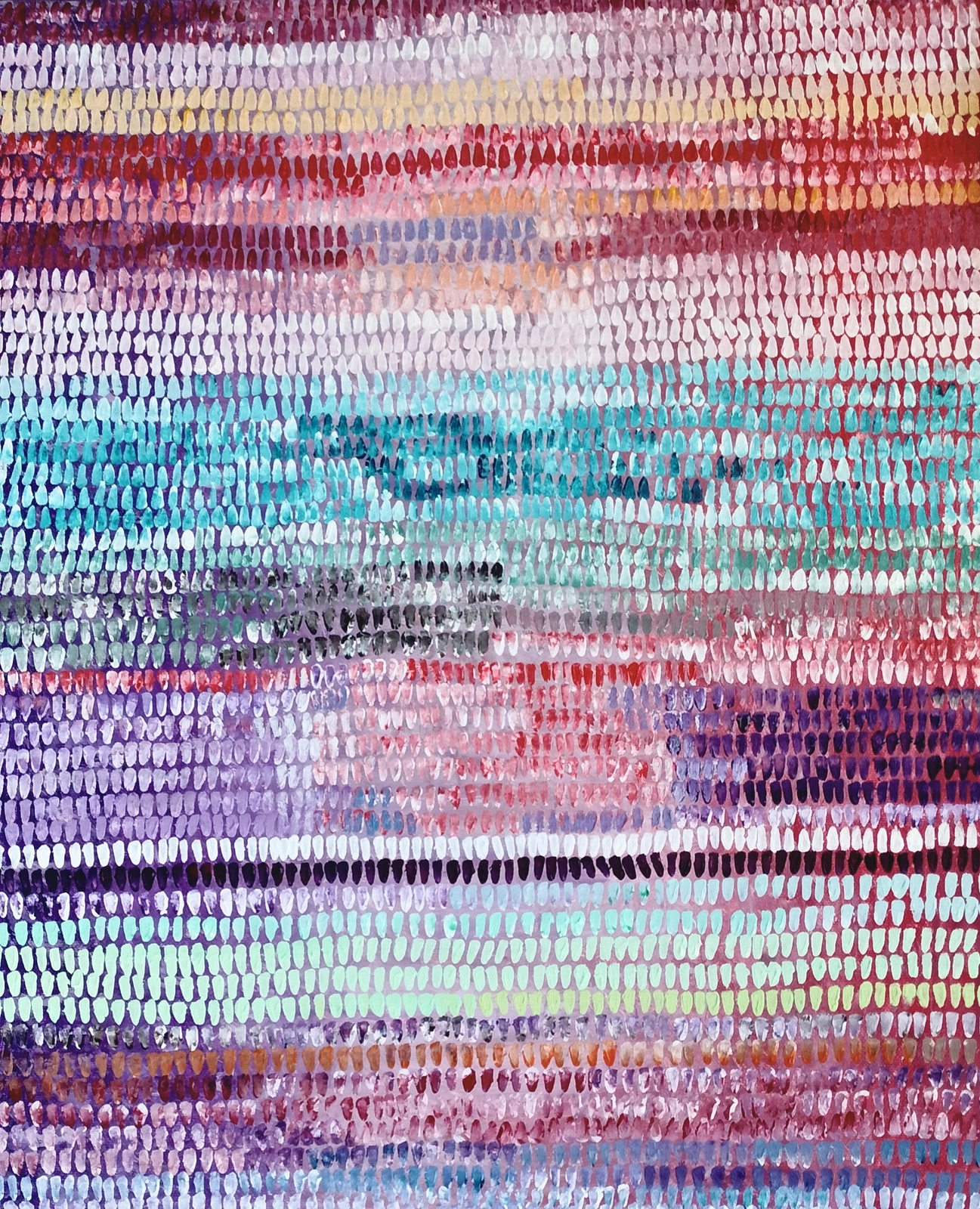Akrylmålning Pulse of the moment av Tatsiana Örnlöv