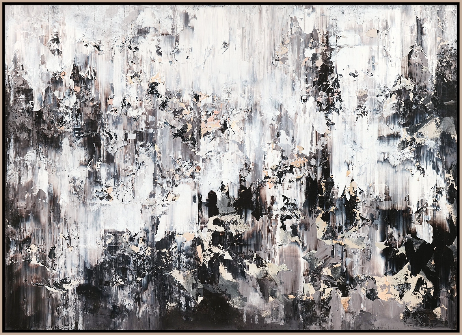 Akrylmålning Abstract No.2611 av Tomas Hammar