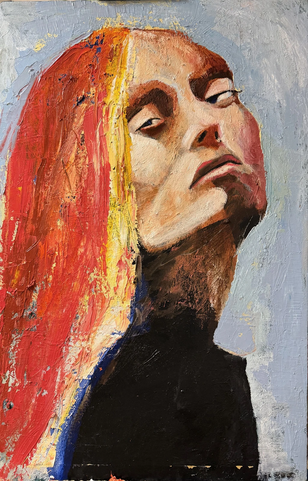 Oljemålning Blonde redhead av Robert Melin