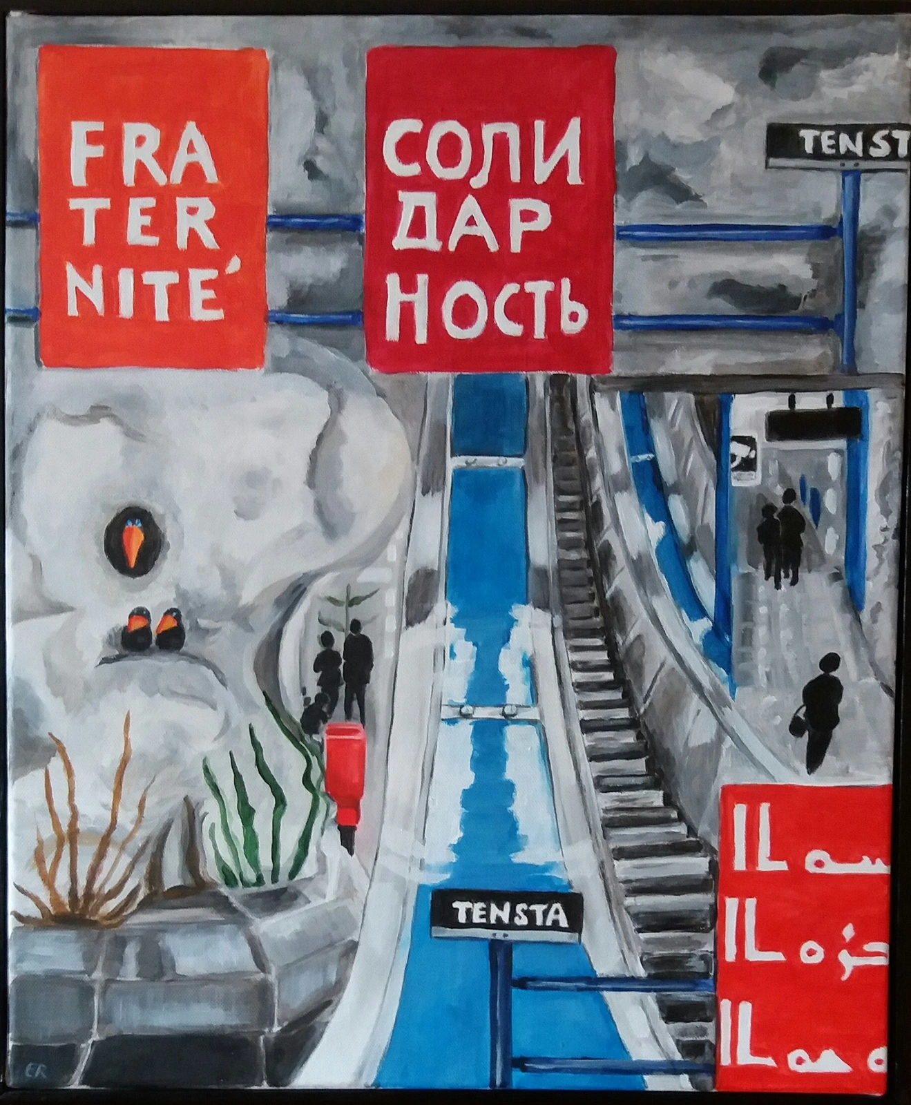Ett annat Tensta - Tunnelbanan av Ewa Rönnberg