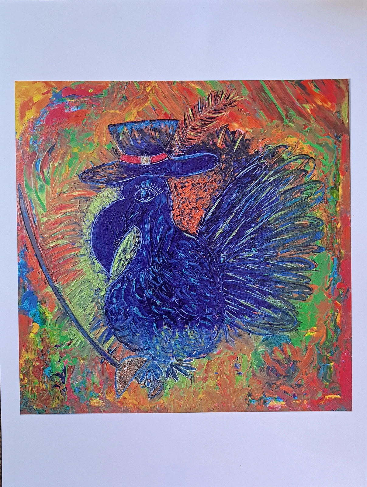 Akrylmålning ARTPRINT Aveline den eleganta musketören av Liselott Ringström