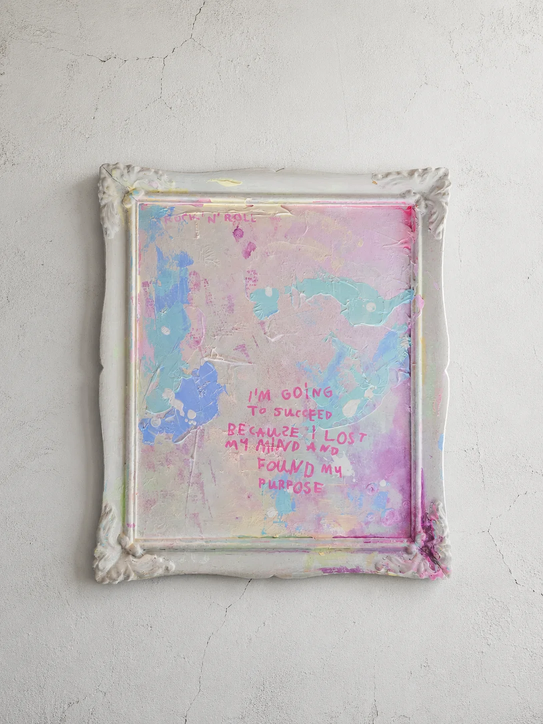 Akrylmålning I found my purpose av Lina Ekstrand