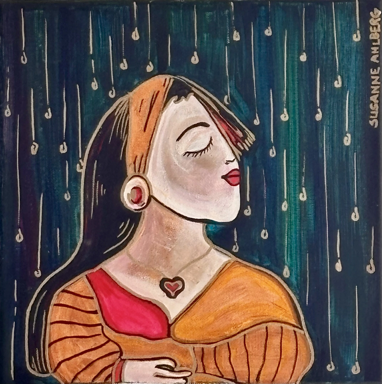 Silent drizzle av Susanne Ahlberg