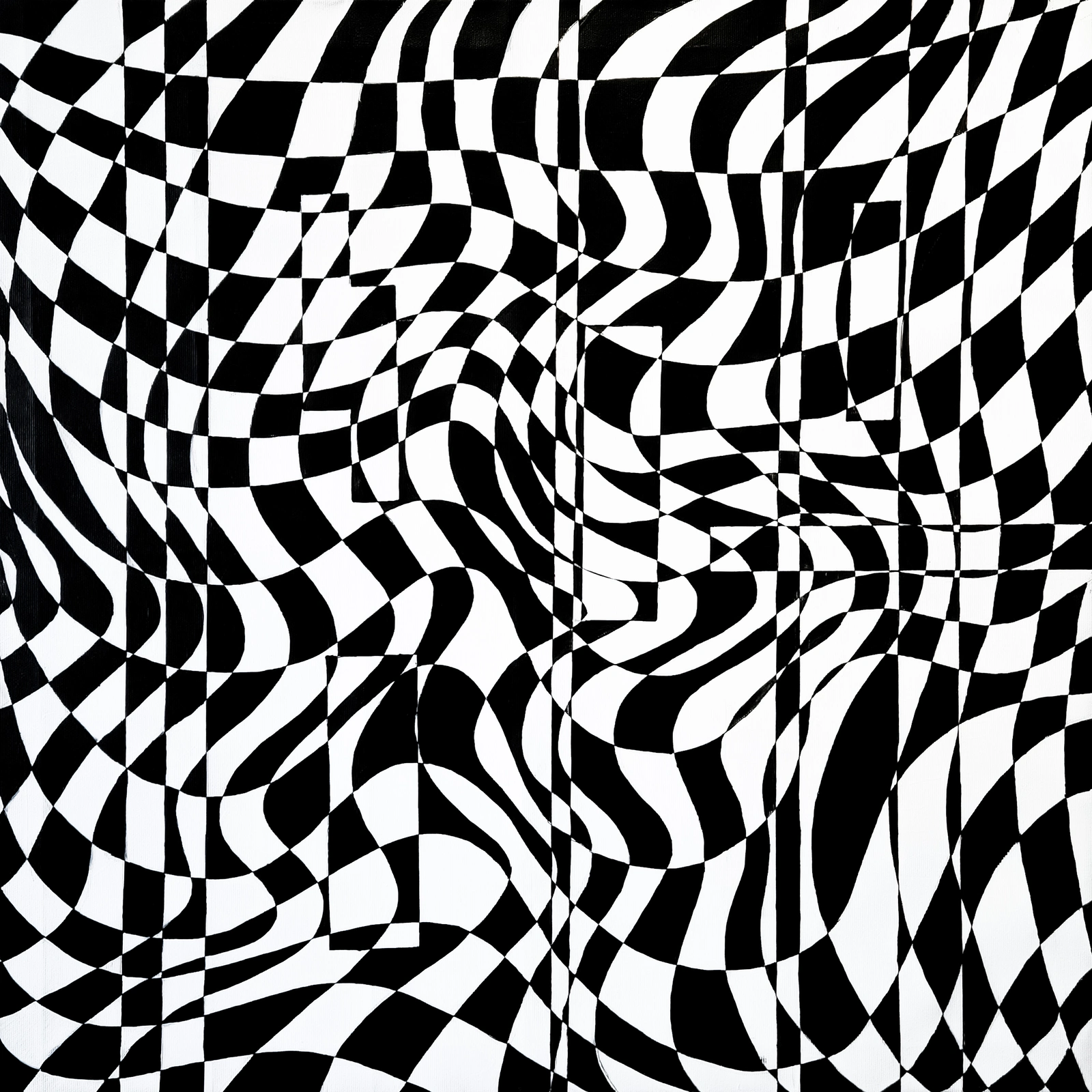 Akrylmålning Intersections av Janne-Matias Heikkinen