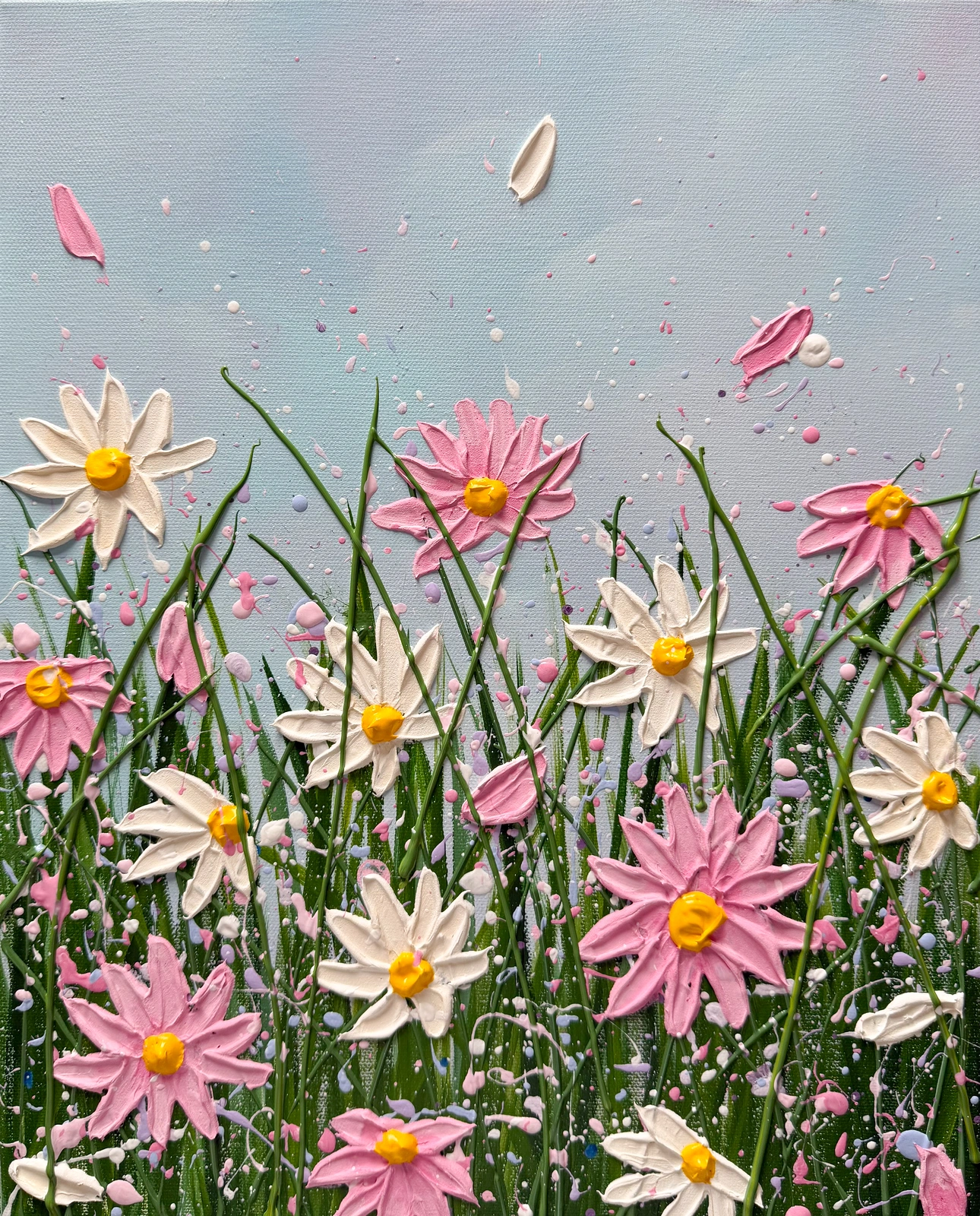 Akrylmålning Meadow No.3 av Veronica Fuchs