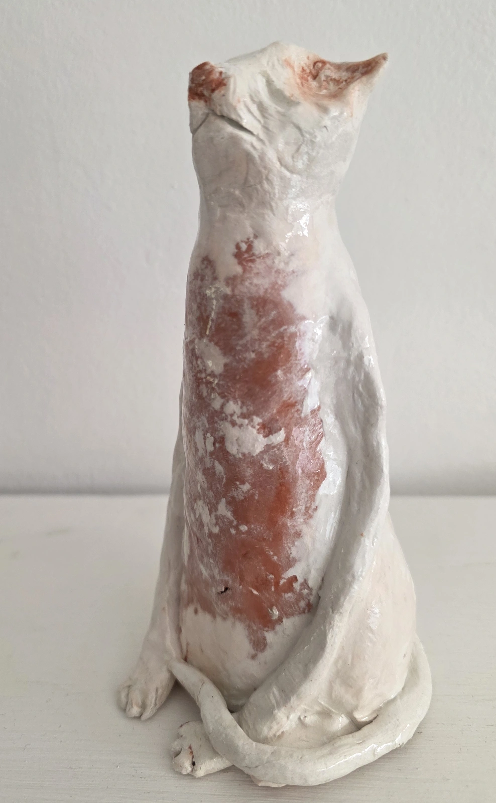 Skulptur Half-Naked cat av Erika Eriksson