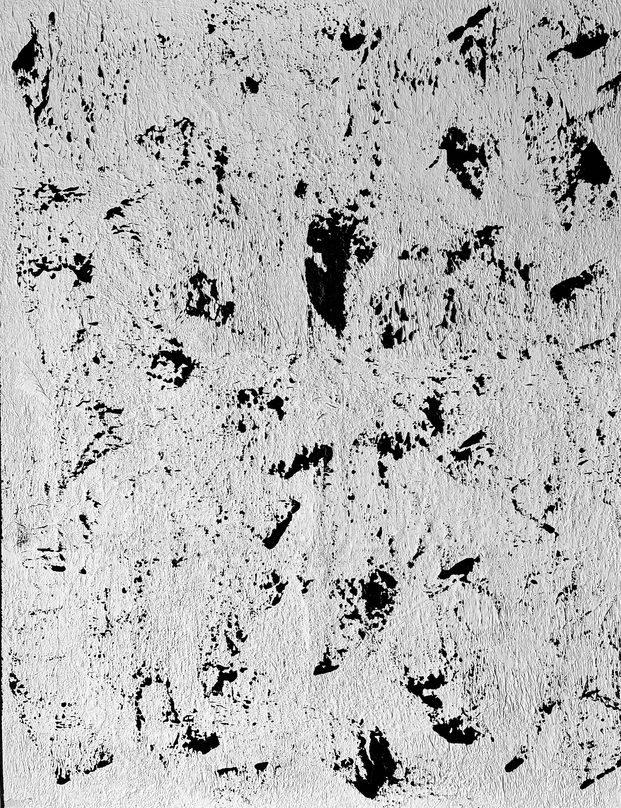 Akrylmålning Black and White av Ninni Andersson