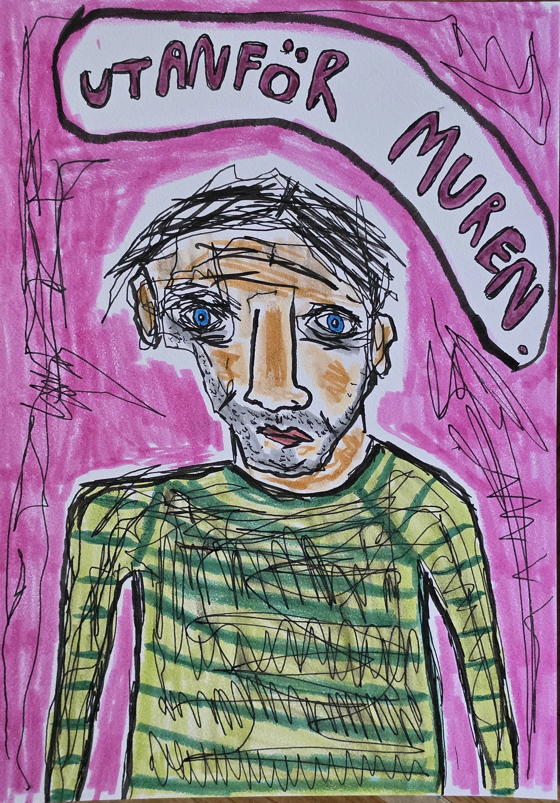 Utanför muren. av Mikael Jonsson