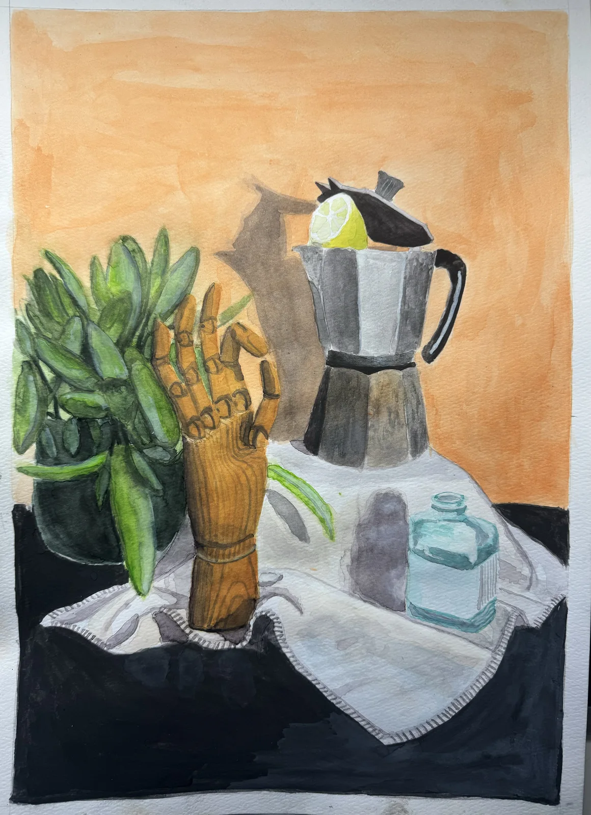 Akvarell Composition study av Jesper Paulson