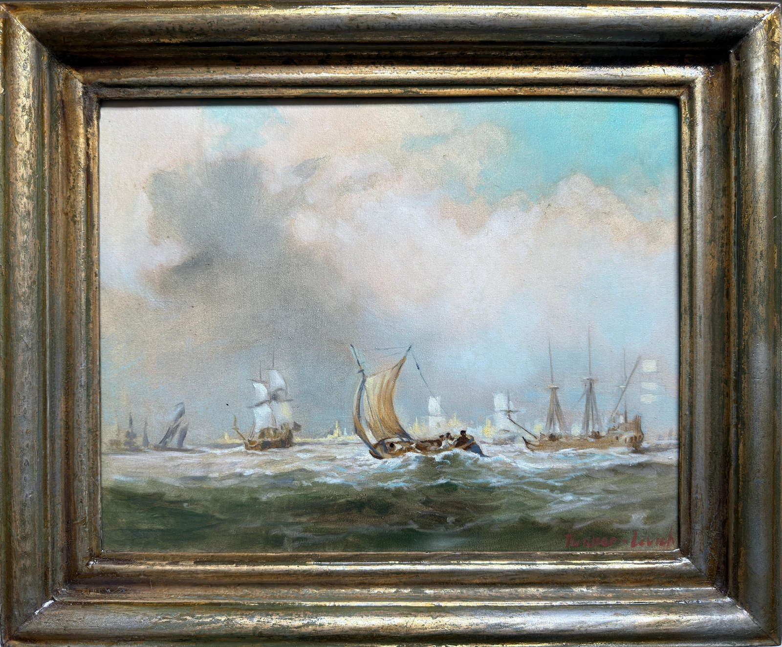 Oljemålning Turner-hyllning av Alexander Levich