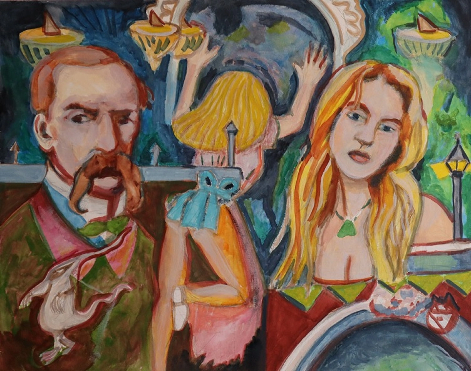 128 ) Watch Patterns in the Narrative. A Tribute to Balthus. av Victor Finnigan