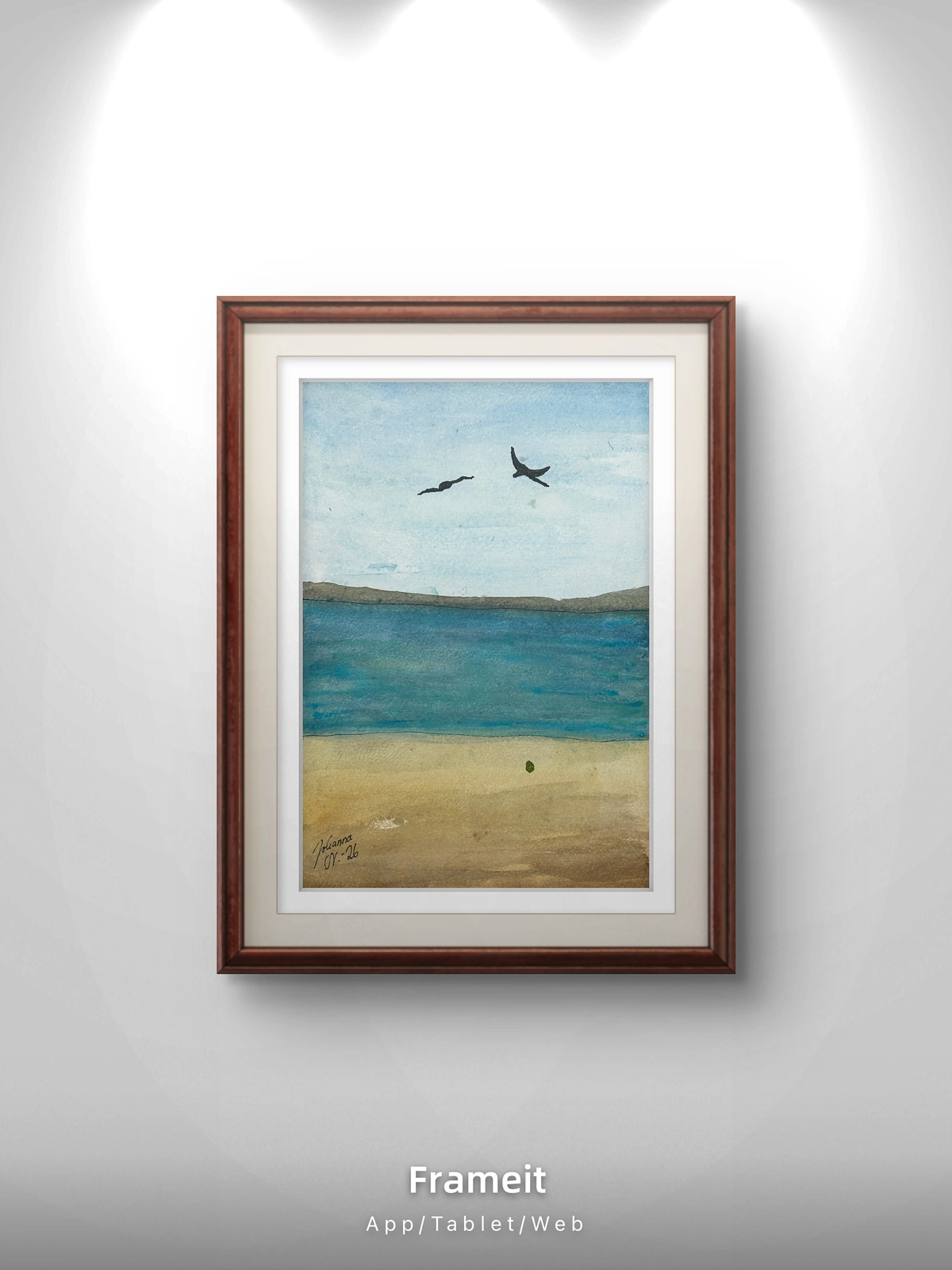 A day at the beach av Johanna Norrgård