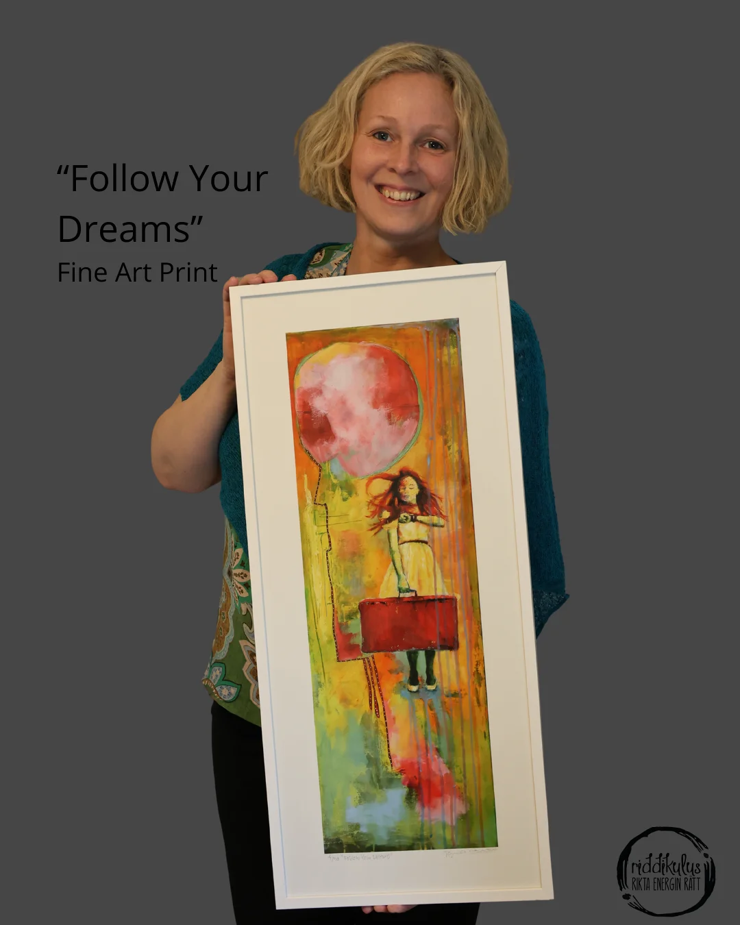 Akrylmålning Follow Your Dreams av Emma Rosqvist