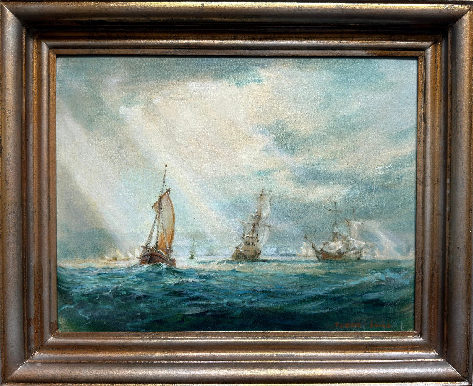 Oljemålning Eyes of God (Based on painting by J. M. W. Turner) av Alexander Levich