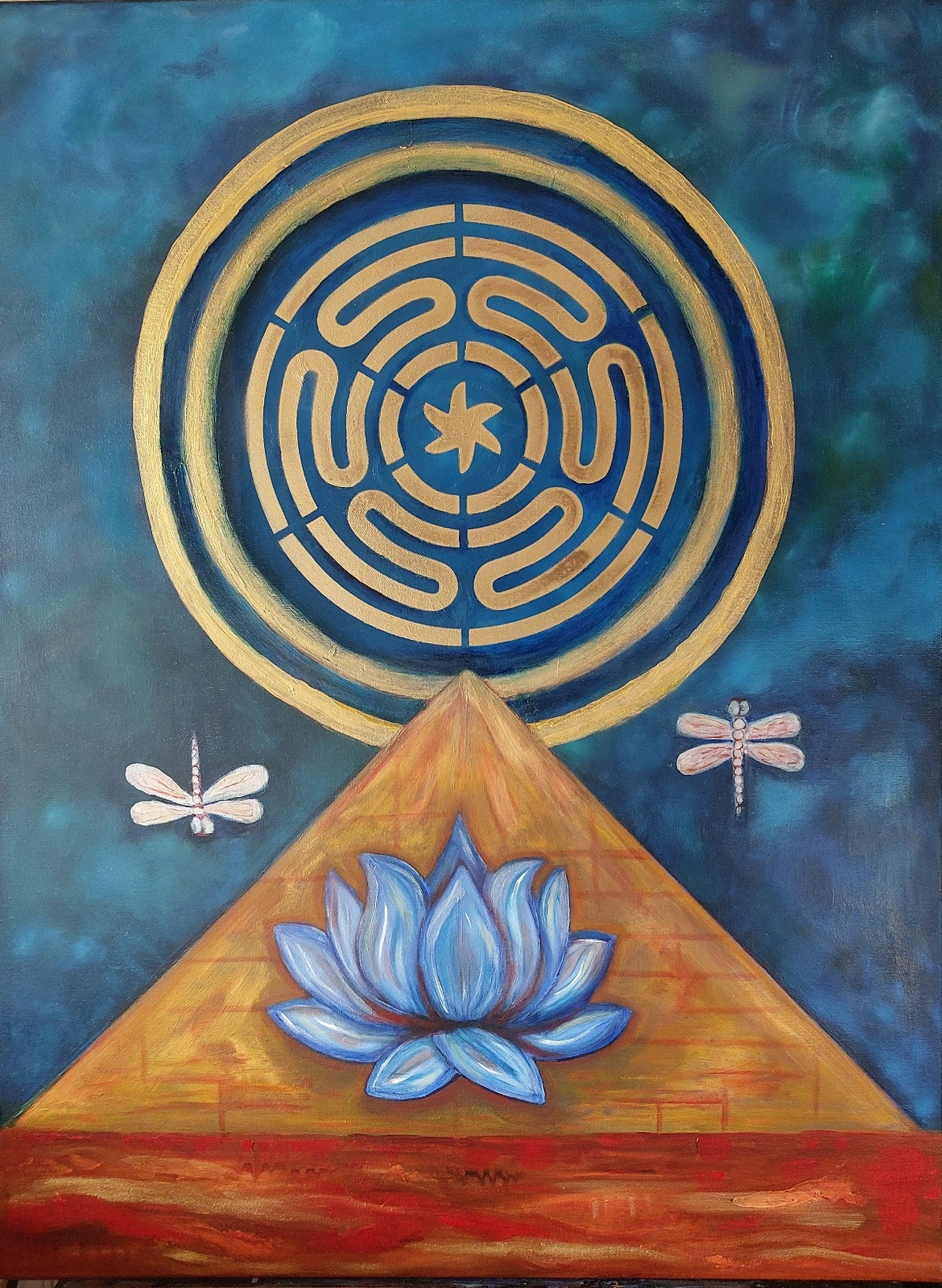 "BLÅ LOTUS" av Pernilla Erixon