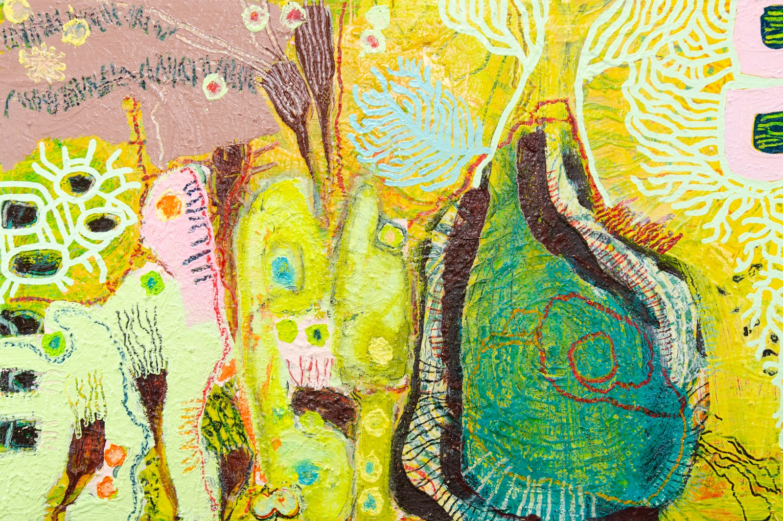 Oljemålning Inner landscape av Johan Haugen