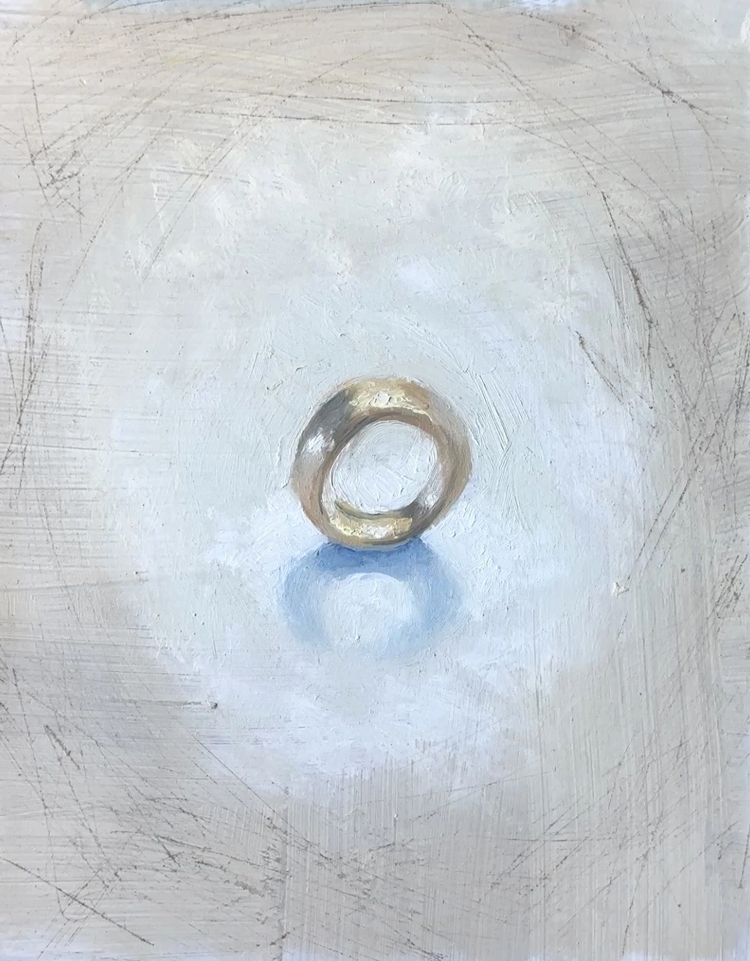 Oljemålning The one ring av Thomas Ekdahl