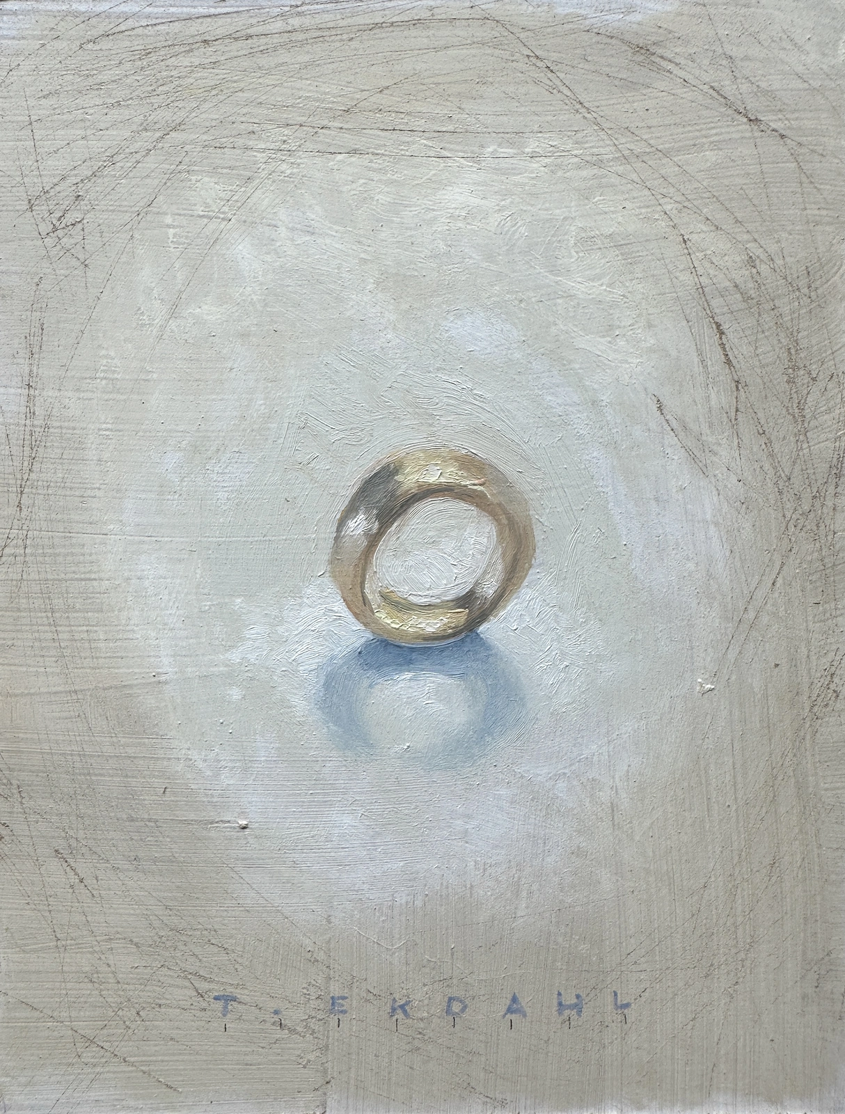 Oljemålning The one ring av Thomas Ekdahl