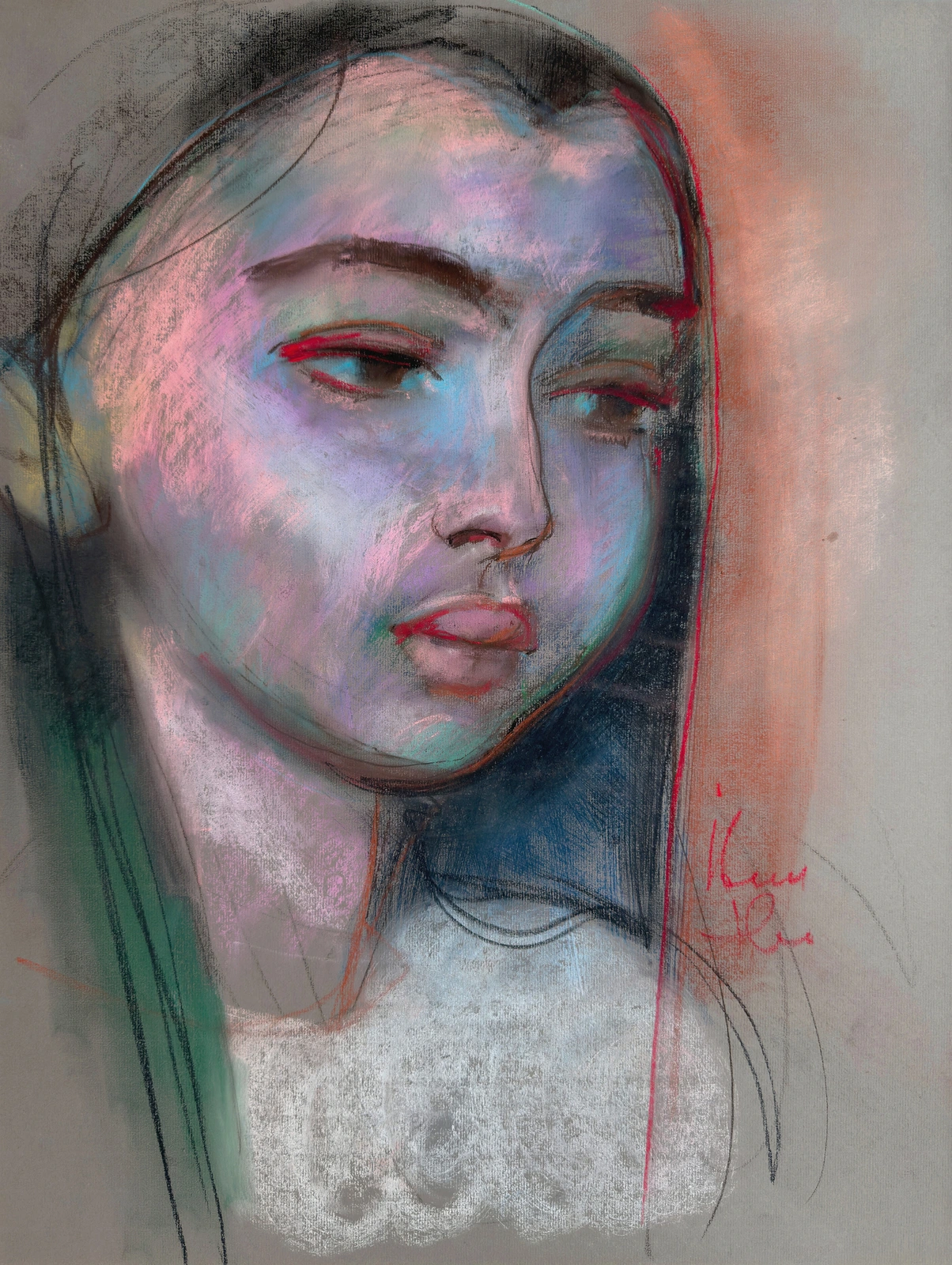 Pastel Portraits VI av Ivan Tverdun