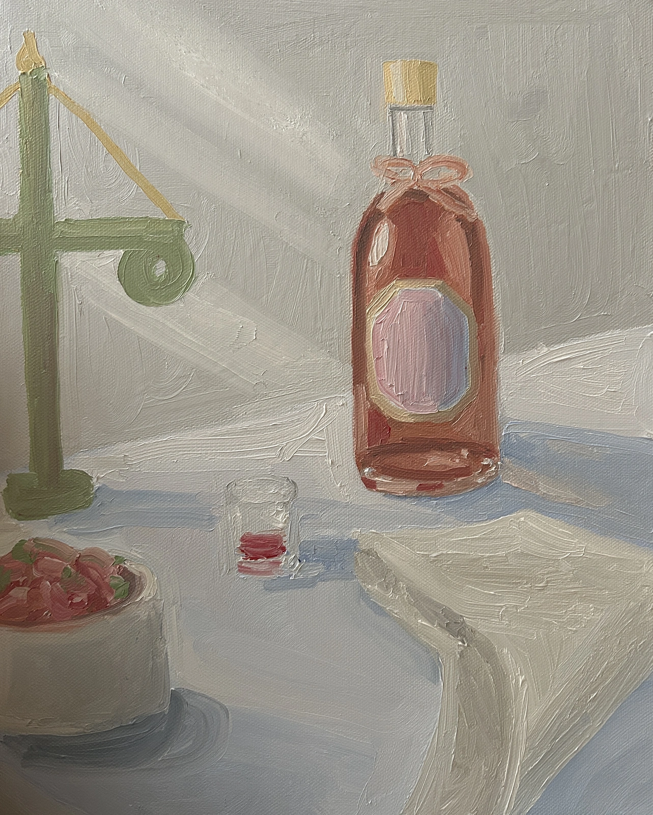 Oljemålning Midsommar av Sara Johansen