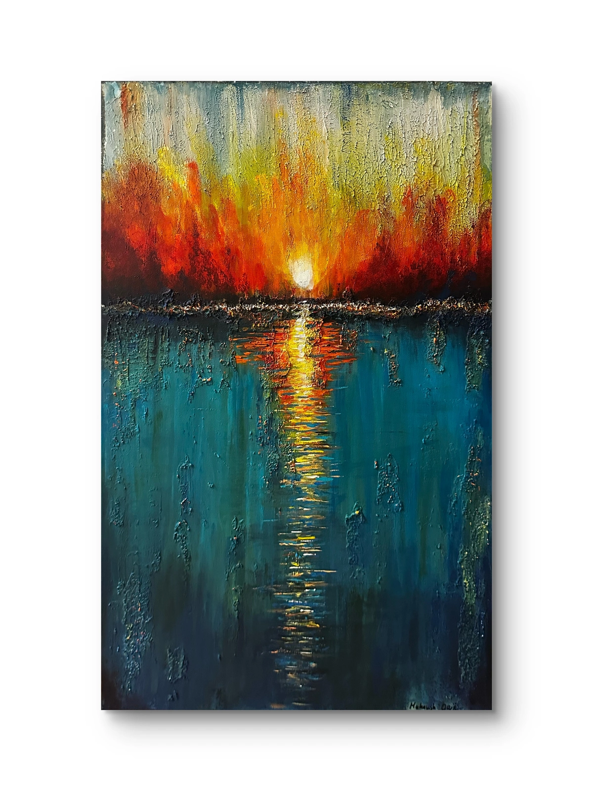 Reflections of fire av Mahnush Owji