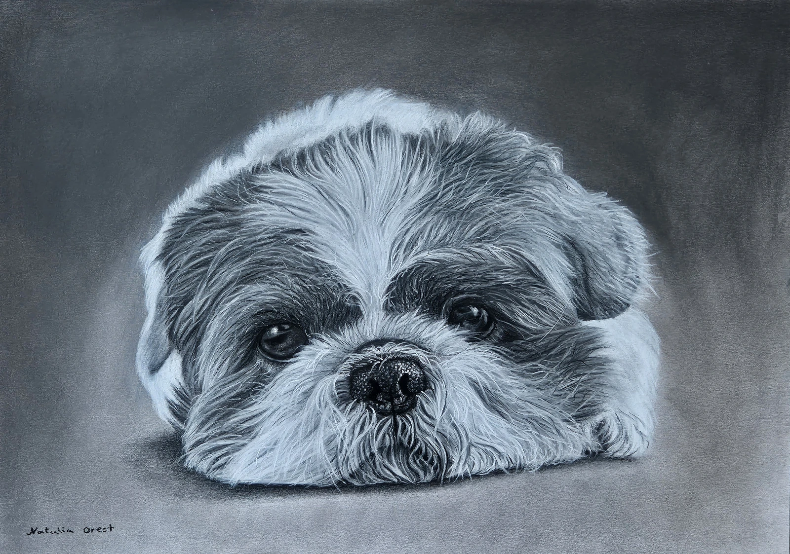 A3 portrait example av Natalia Orest