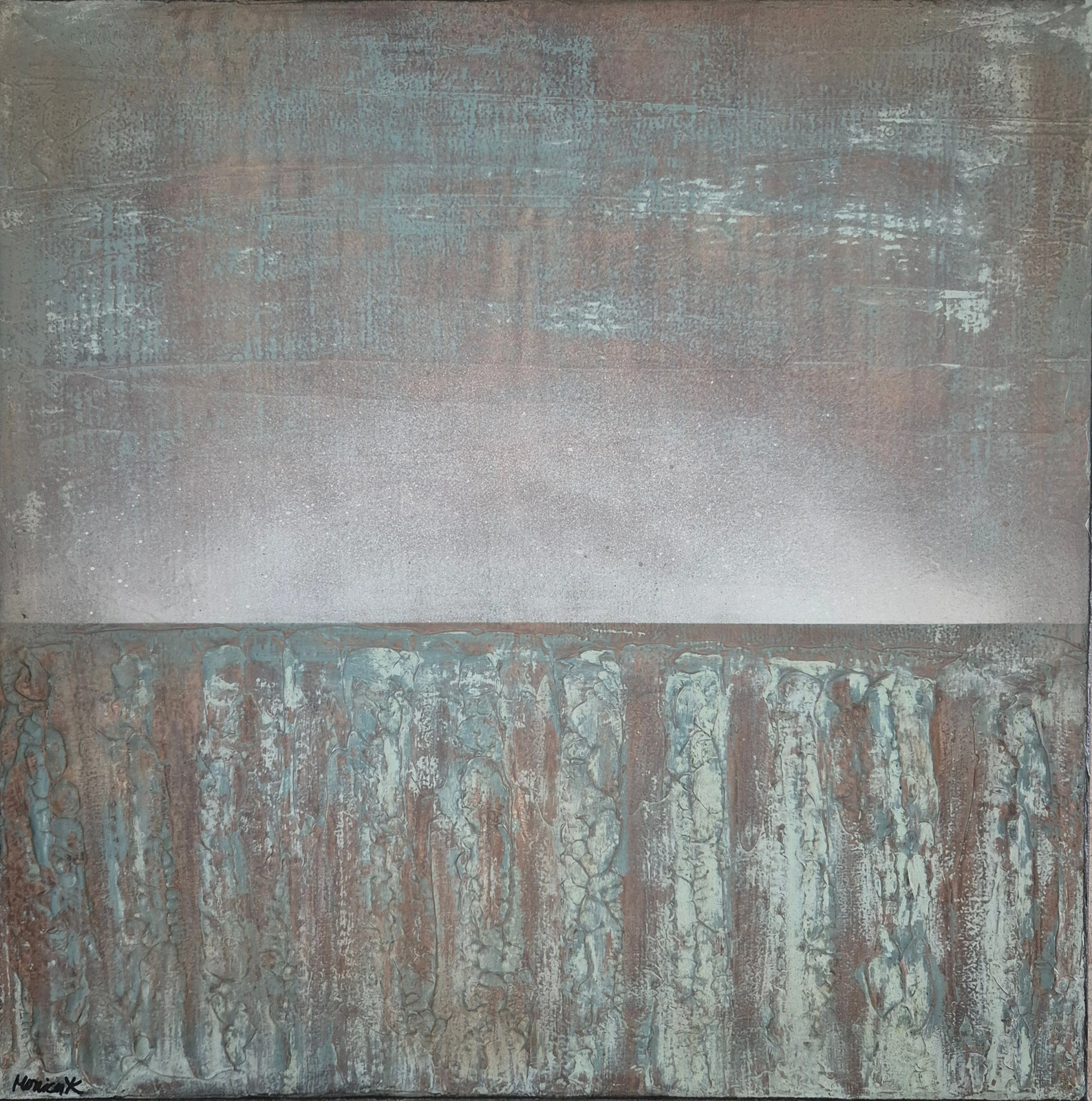 Akrylmålning The Horizon II av Monica Kihlström