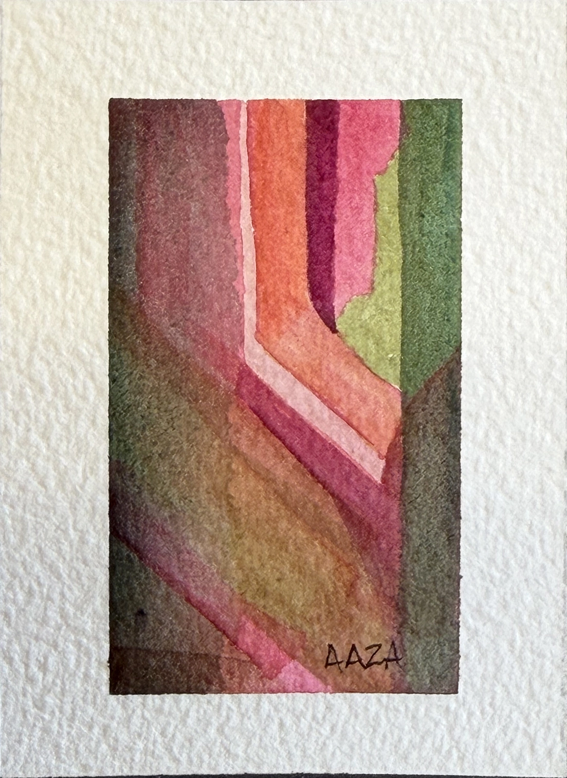 Akvarell av Aaza Jacobsson