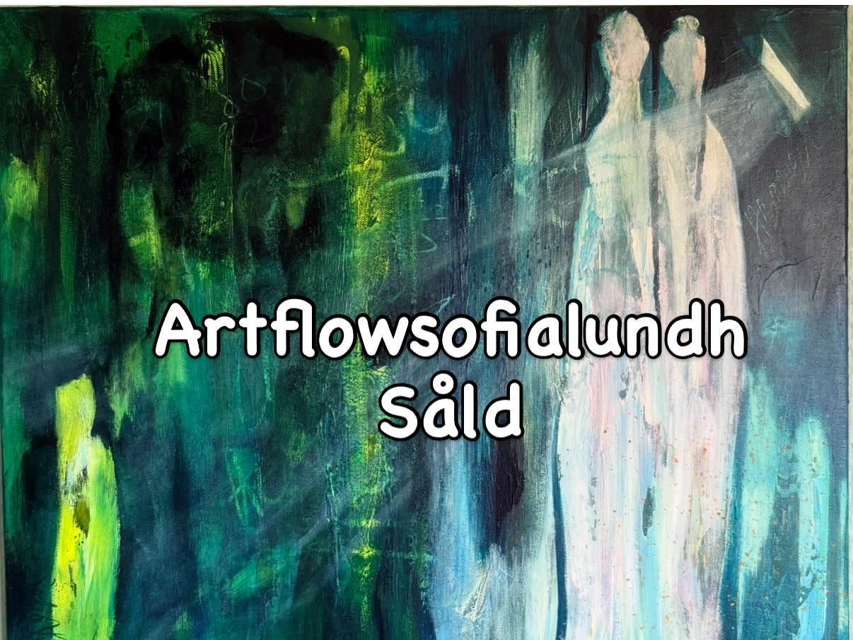 Akrylmålning Jag ser dig av Artflow Sofia Lundh