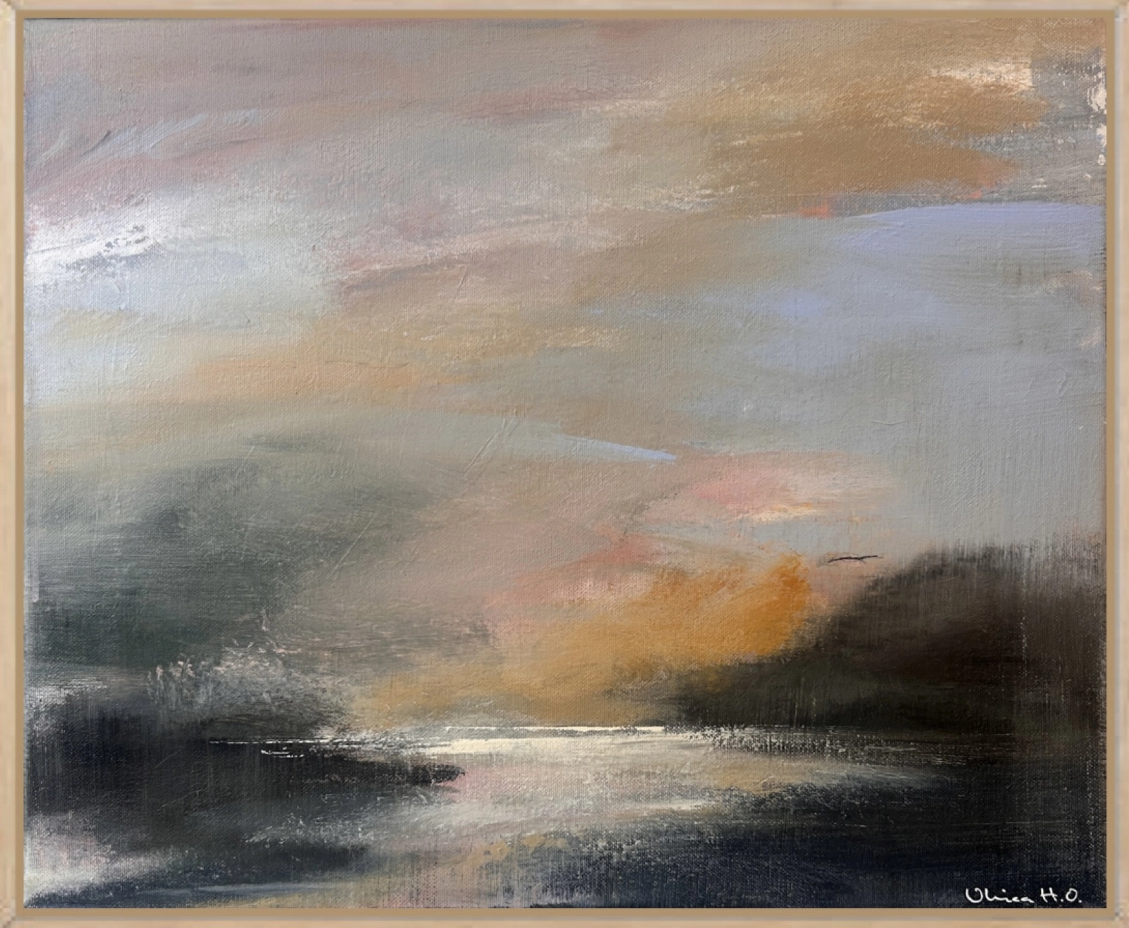 Akrylmålning av Ulrica Halling Olsson_art Stockholm