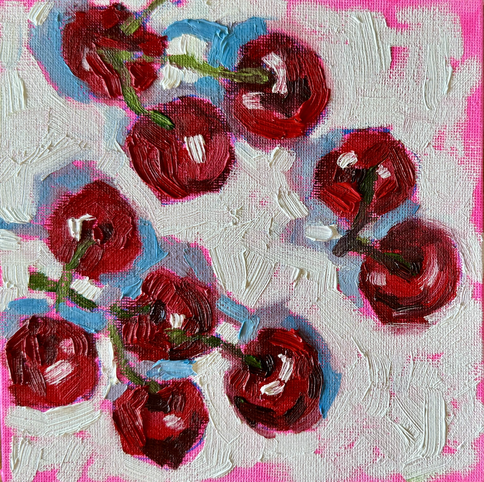 Oljemålning Cherry av Ekaterina Dutkevich