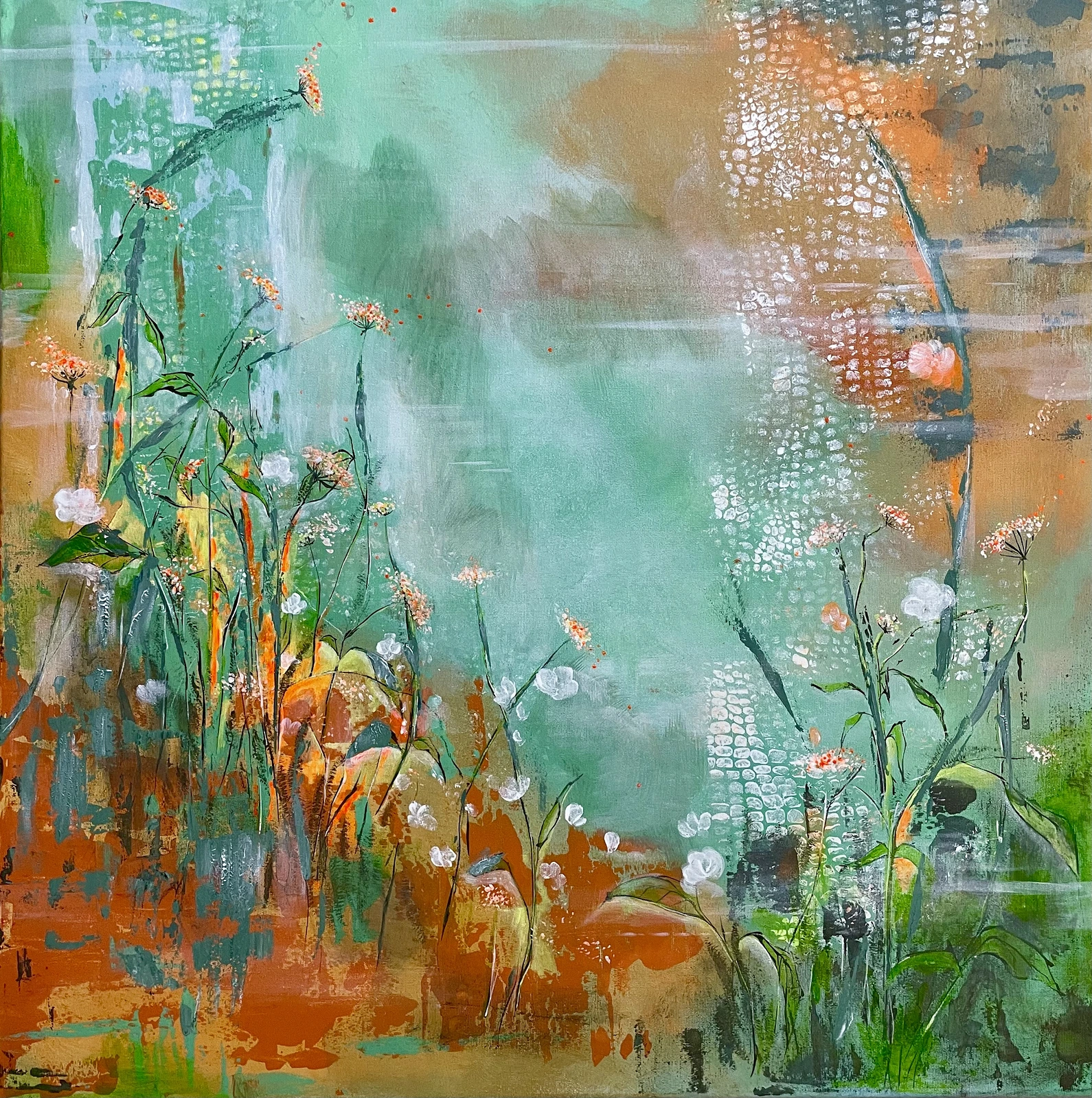 Akrylmålning Dream Weaver av Judit Hedelius