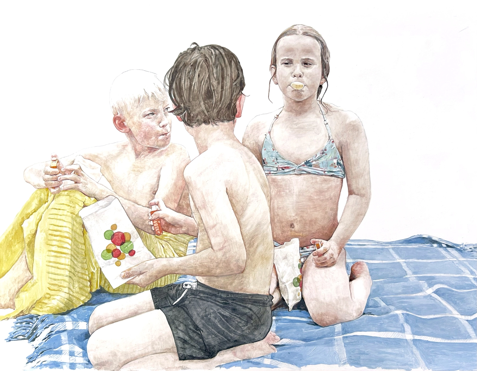 Oljemålning Sommarljus av Esther Nylander