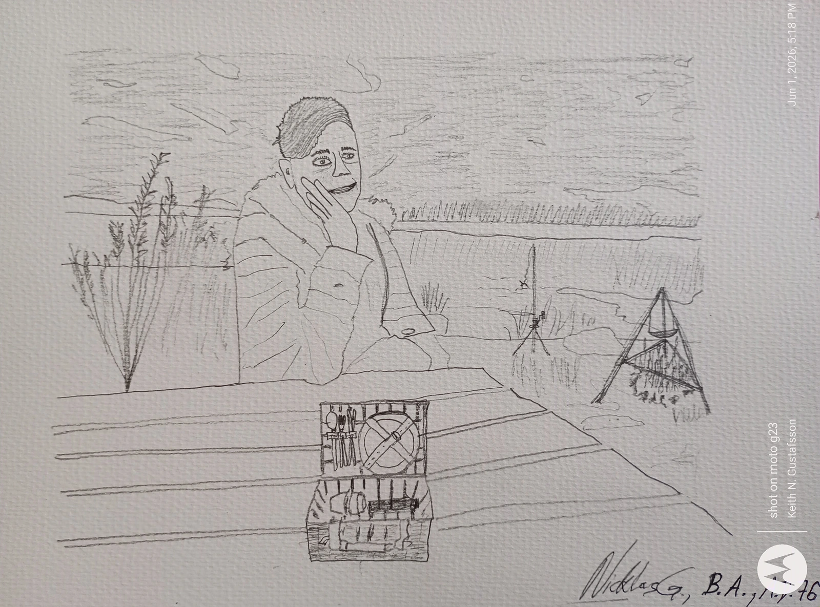 Picknick Öst av Keith N. Gustafsson