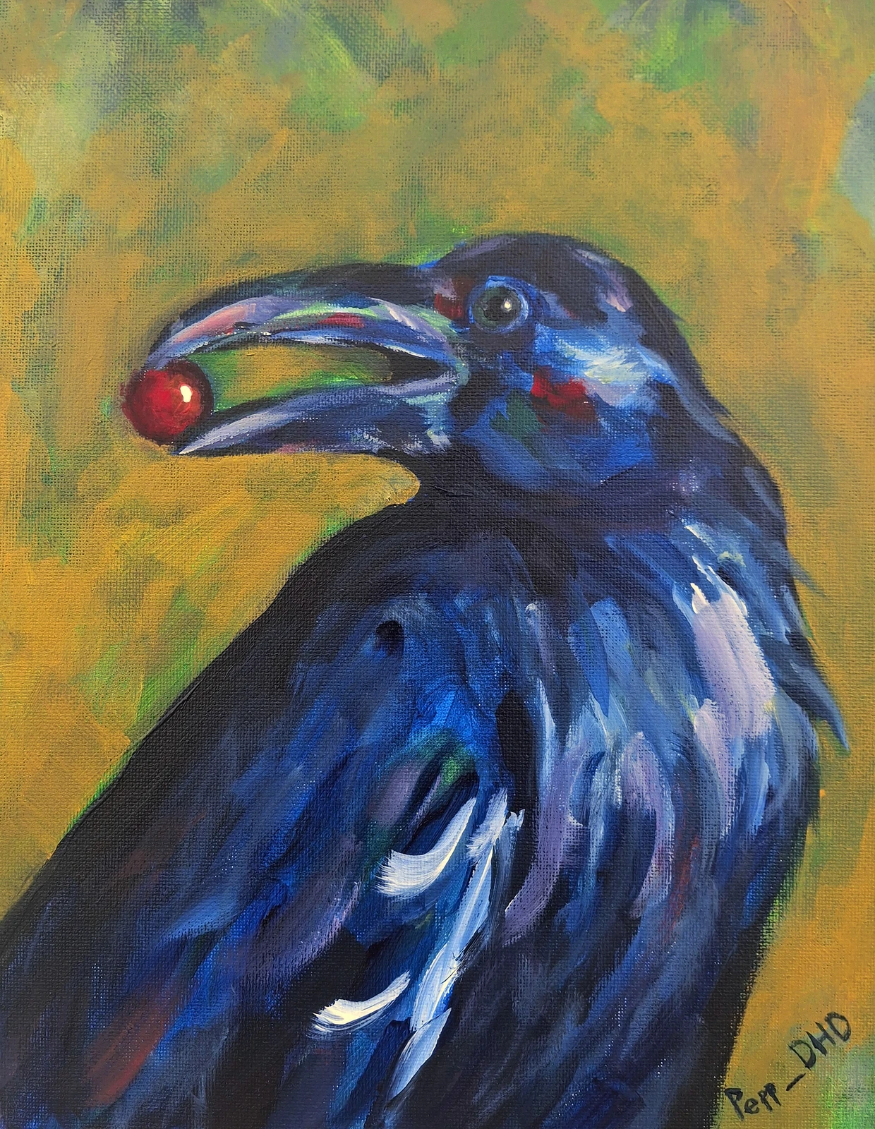 Akrylmålning Cherryl Crow av Pepp_dhd