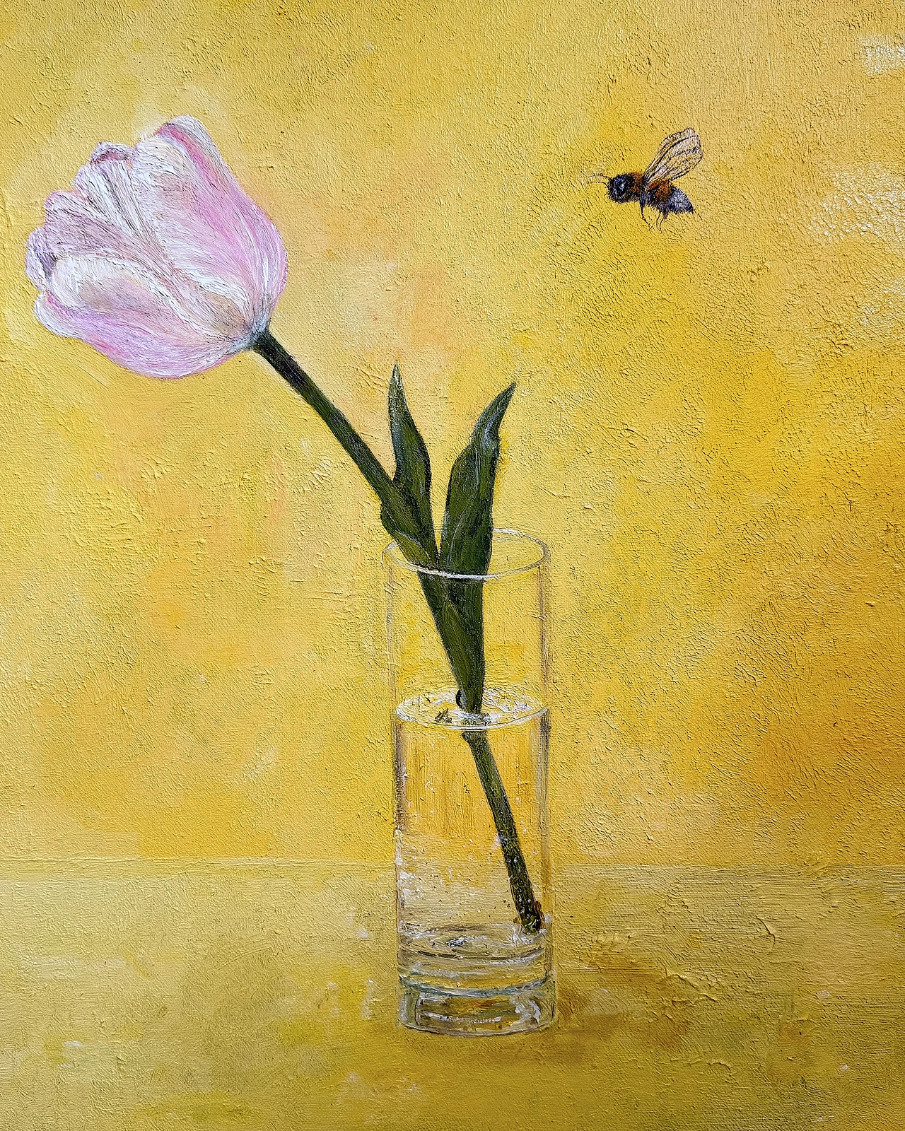 Oljemålning Pure as Spring av Isabella Hawliczek Binkowska